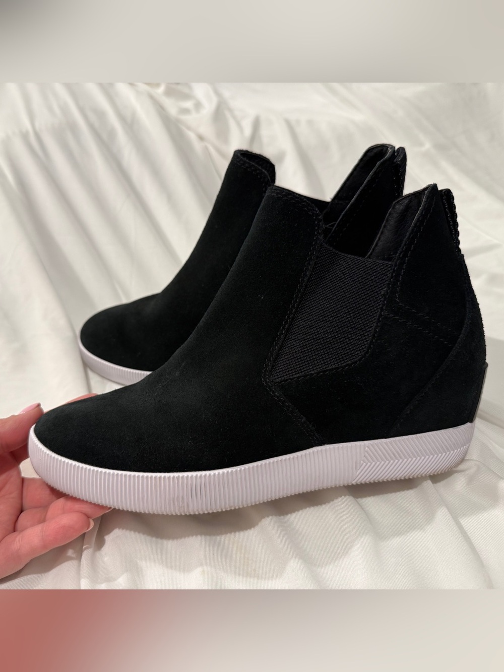 Sorel Out N About™ Slip-On Wedge II - Suede - Size 7.5